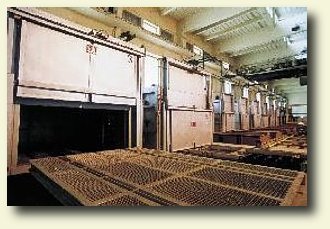 Equalisation furnace line for aluminium casting